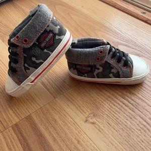 Harley Davidson prewalker camo hi-top shoe